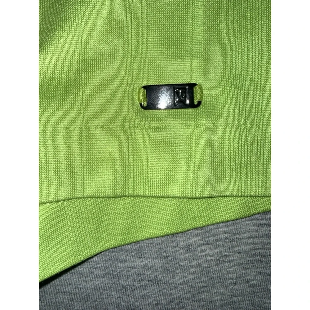 Nike Tiger‎ Woods Collection Golf Shirt Mens Size Large Mint Green Textured